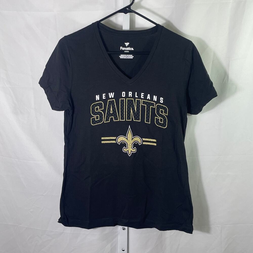 Fanatics New Orleans Saints NFL Tee - Womens Size M  - Black
